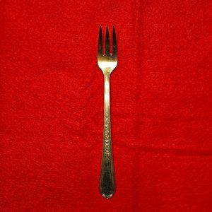 Plymouth Silver Plate Cocktail Fork 1938‎ Jewel Pattern 5.75"